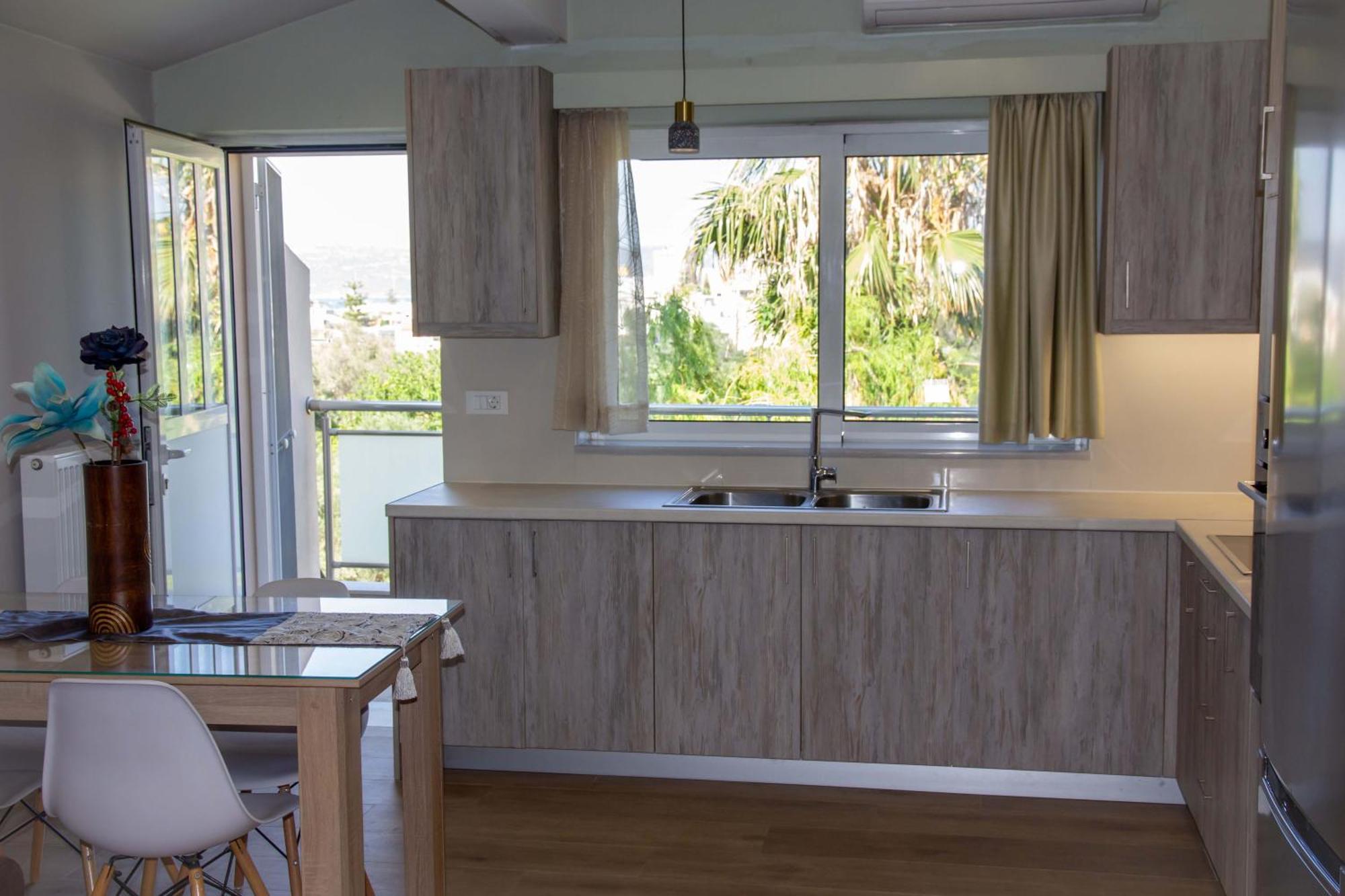 Creta Nostos Luxury Apartment ソウダ エクステリア 写真